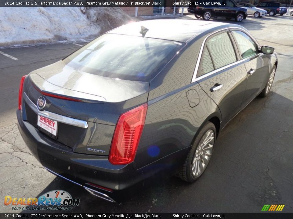 2014 Cadillac CTS Performance Sedan AWD Phantom Gray Metallic / Jet Black/Jet Black Photo #4