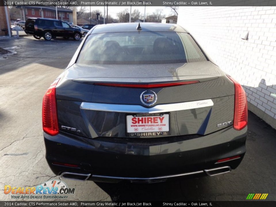 2014 Cadillac CTS Performance Sedan AWD Phantom Gray Metallic / Jet Black/Jet Black Photo #5