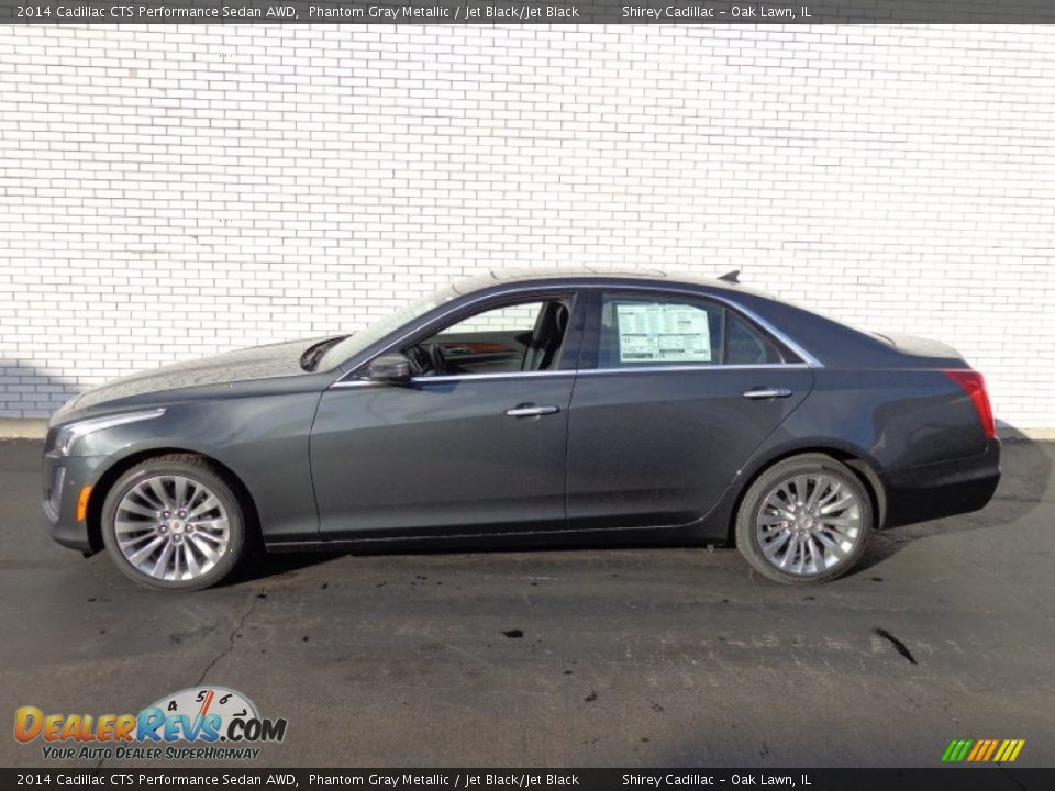 Phantom Gray Metallic 2014 Cadillac CTS Performance Sedan AWD Photo #7
