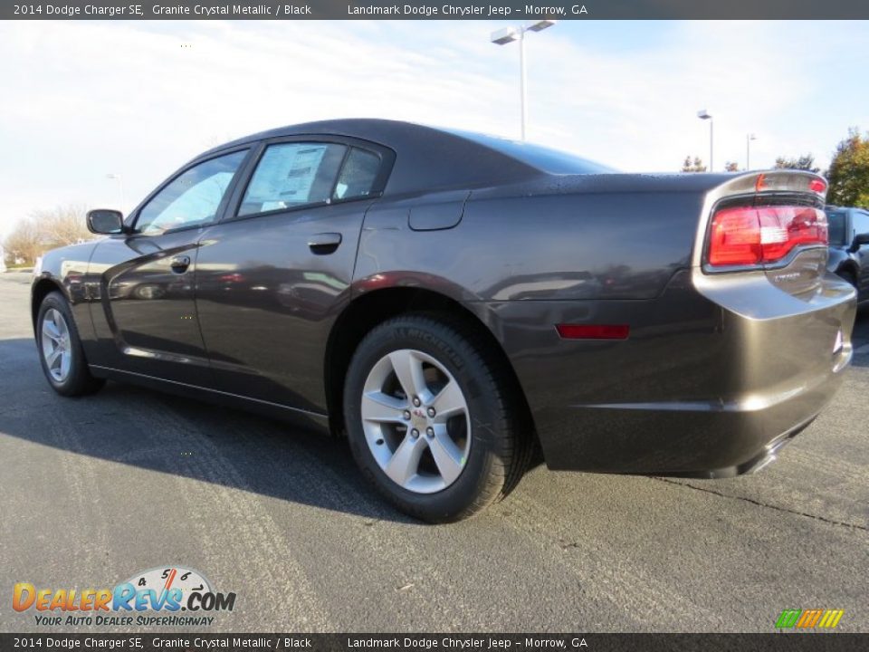 2014 Dodge Charger SE Granite Crystal Metallic / Black Photo #2