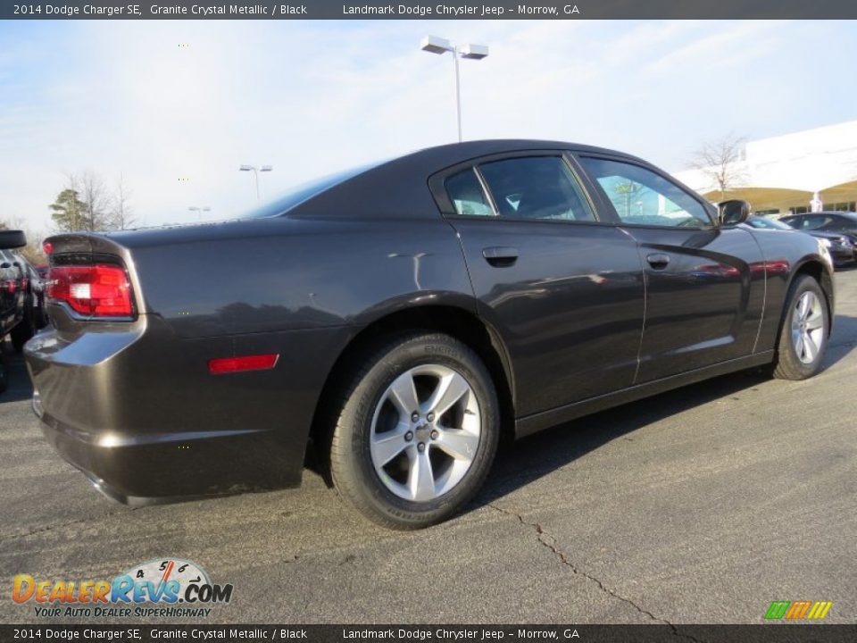 2014 Dodge Charger SE Granite Crystal Metallic / Black Photo #3