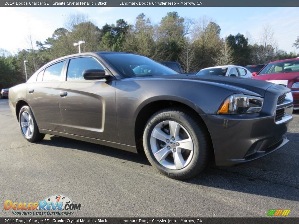 2014 Dodge Charger SE Granite Crystal Metallic / Black Photo #4