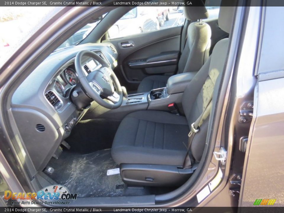 2014 Dodge Charger SE Granite Crystal Metallic / Black Photo #6