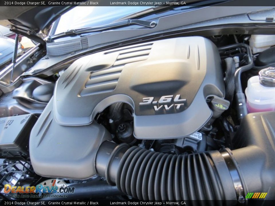 2014 Dodge Charger SE Granite Crystal Metallic / Black Photo #9