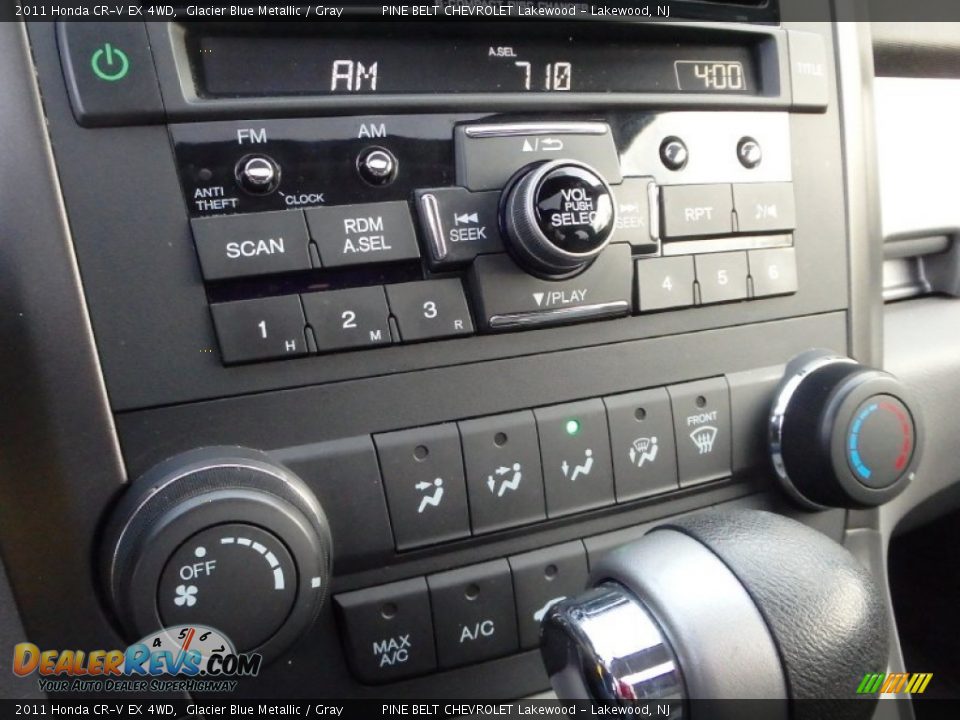 2011 Honda CR-V EX 4WD Glacier Blue Metallic / Gray Photo #18