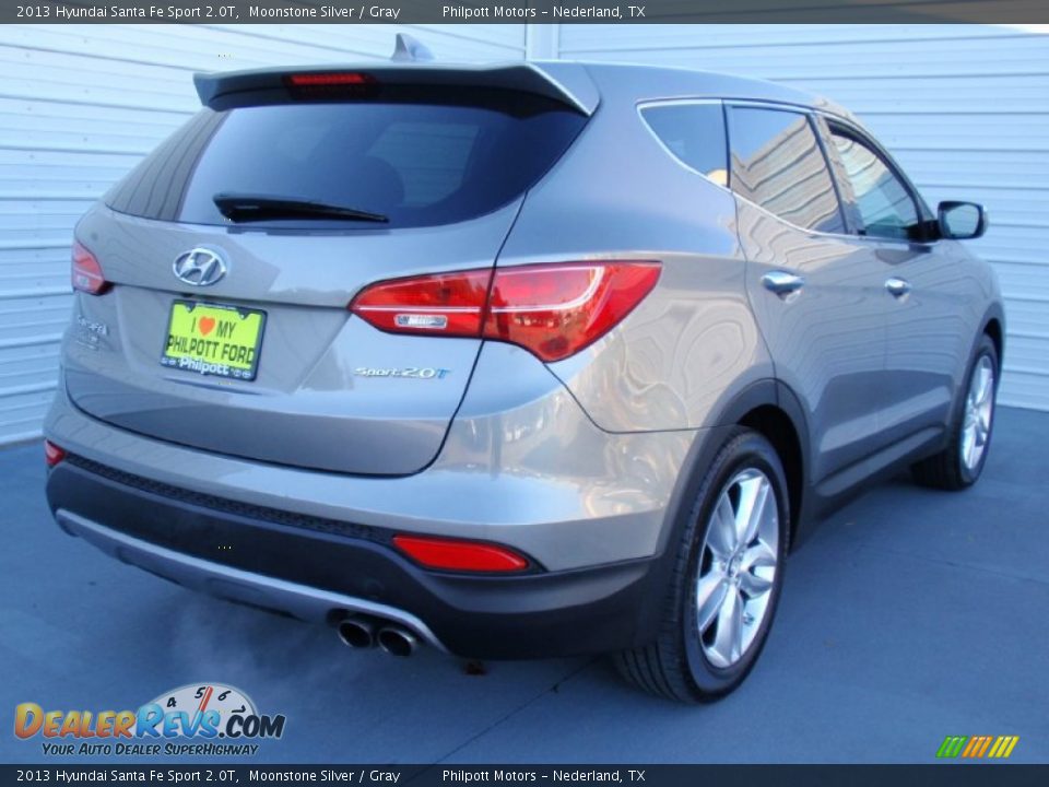 2013 Hyundai Santa Fe Sport 2.0T Moonstone Silver / Gray Photo #3