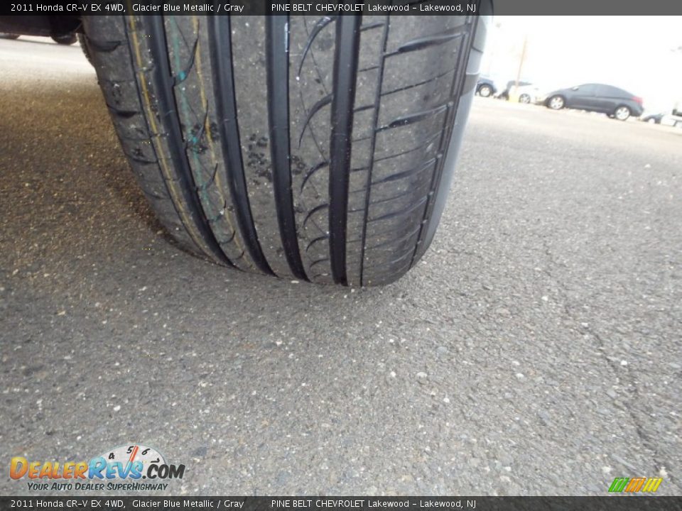2011 Honda CR-V EX 4WD Glacier Blue Metallic / Gray Photo #22