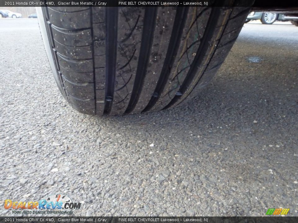 2011 Honda CR-V EX 4WD Glacier Blue Metallic / Gray Photo #23