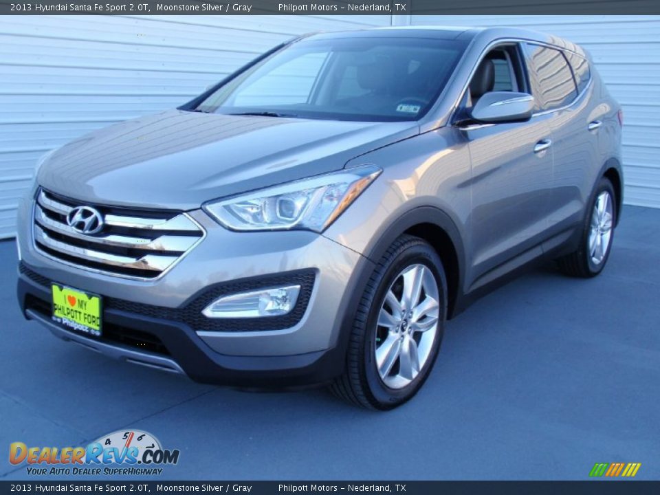 2013 Hyundai Santa Fe Sport 2.0T Moonstone Silver / Gray Photo #6