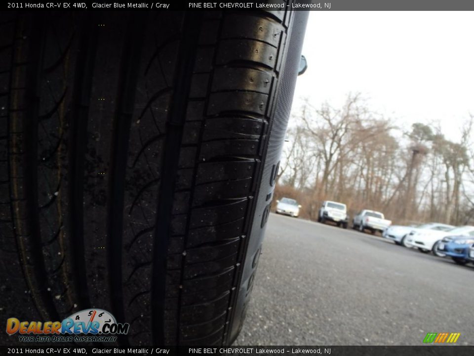 2011 Honda CR-V EX 4WD Glacier Blue Metallic / Gray Photo #24