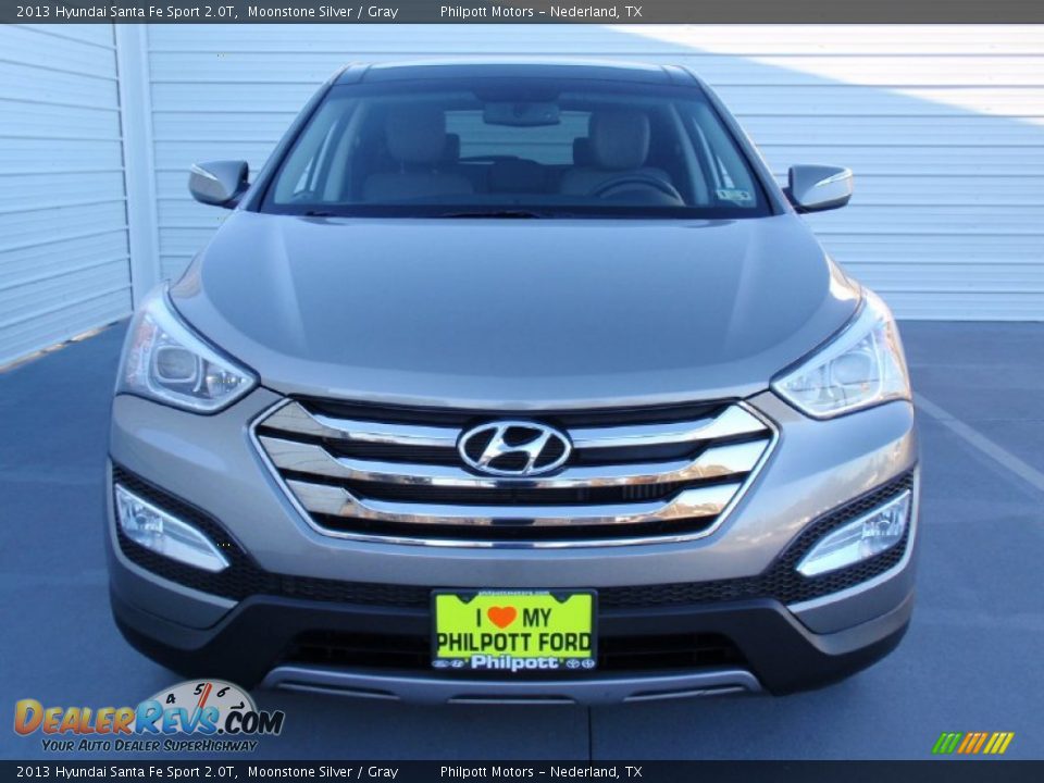 2013 Hyundai Santa Fe Sport 2.0T Moonstone Silver / Gray Photo #7