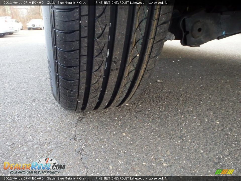 2011 Honda CR-V EX 4WD Glacier Blue Metallic / Gray Photo #25