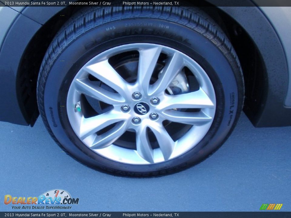 2013 Hyundai Santa Fe Sport 2.0T Moonstone Silver / Gray Photo #10