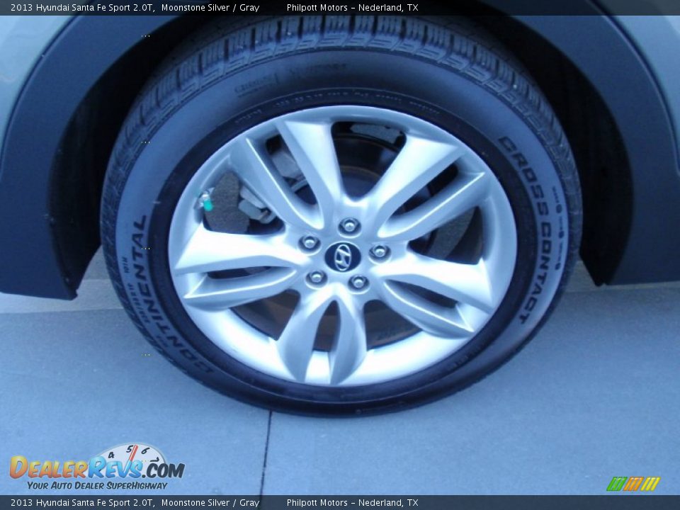 2013 Hyundai Santa Fe Sport 2.0T Moonstone Silver / Gray Photo #12