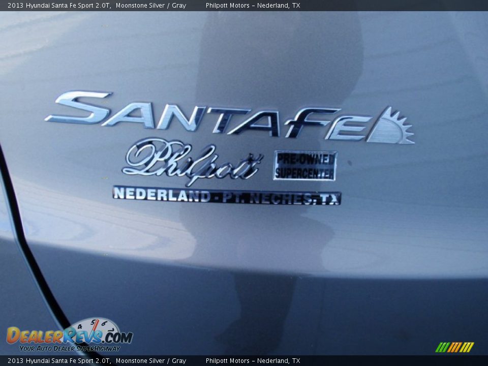 2013 Hyundai Santa Fe Sport 2.0T Moonstone Silver / Gray Photo #17