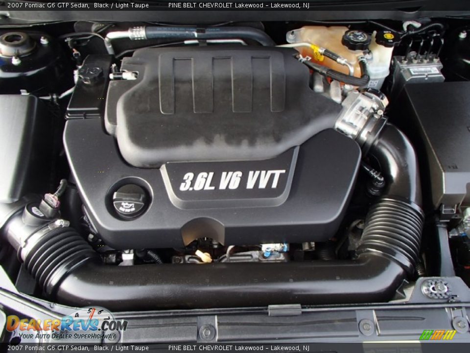 2007 Pontiac G6 GTP Sedan Black / Light Taupe Photo #23