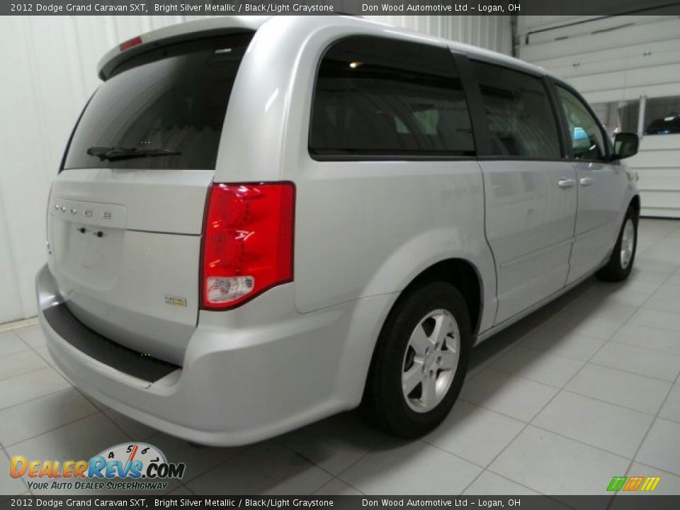 2012 Dodge Grand Caravan SXT Bright Silver Metallic / Black/Light Graystone Photo #2