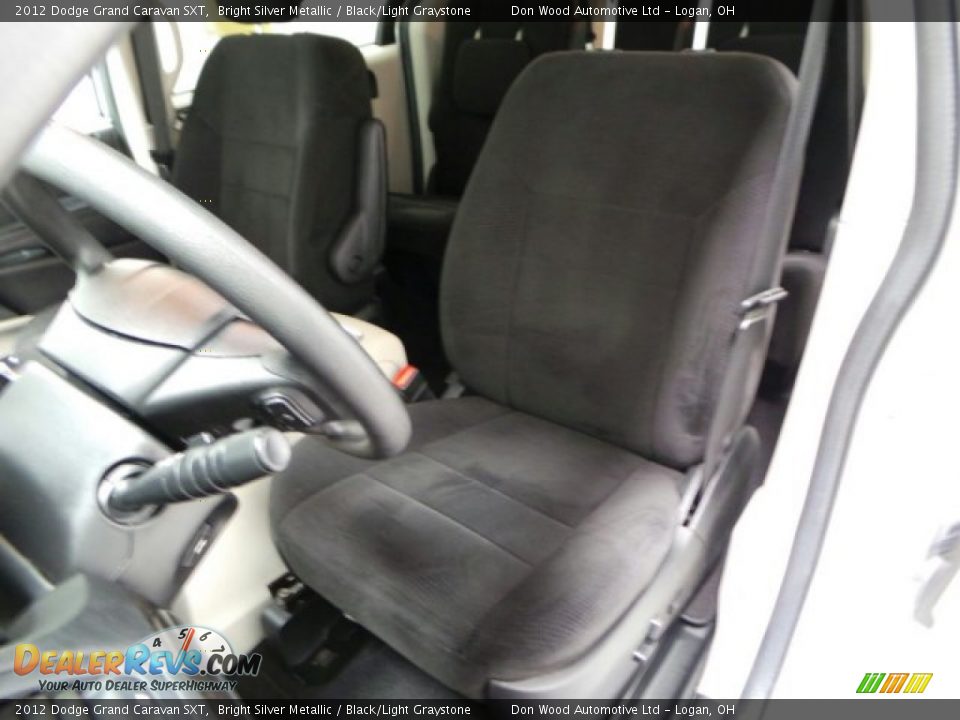 2012 Dodge Grand Caravan SXT Bright Silver Metallic / Black/Light Graystone Photo #9