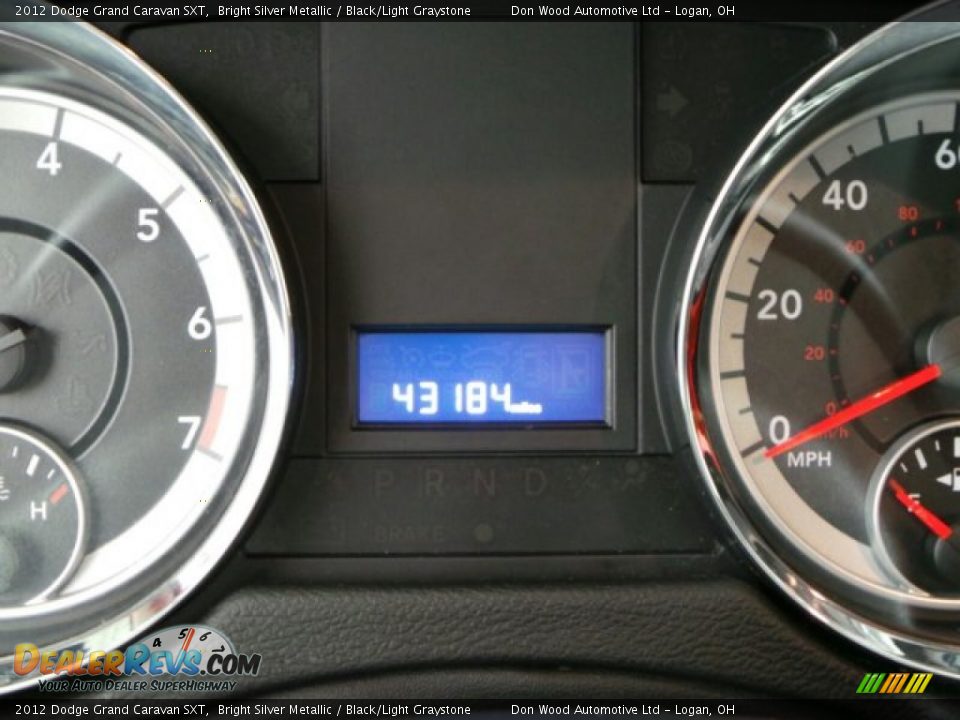 2012 Dodge Grand Caravan SXT Bright Silver Metallic / Black/Light Graystone Photo #21