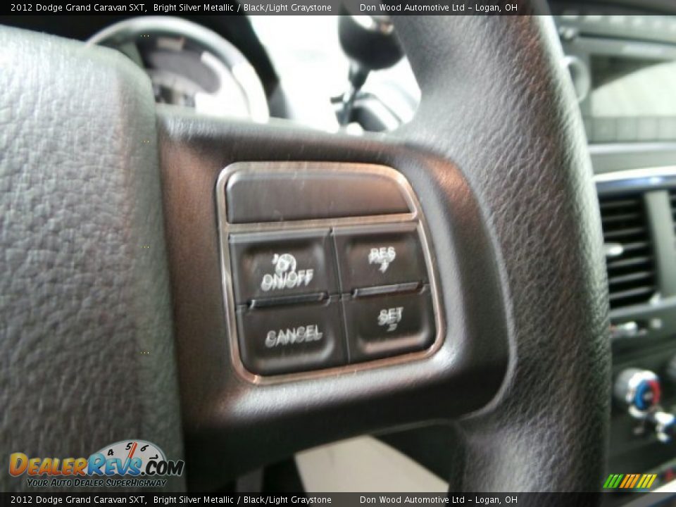 2012 Dodge Grand Caravan SXT Bright Silver Metallic / Black/Light Graystone Photo #24