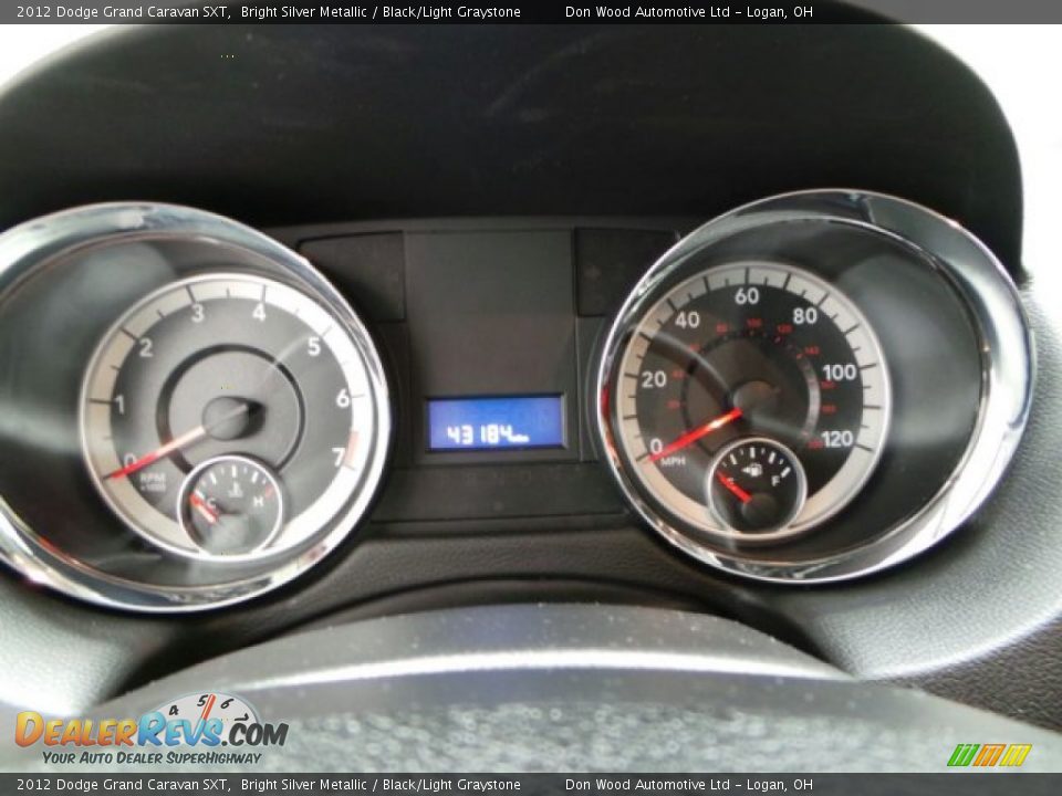 2012 Dodge Grand Caravan SXT Bright Silver Metallic / Black/Light Graystone Photo #26