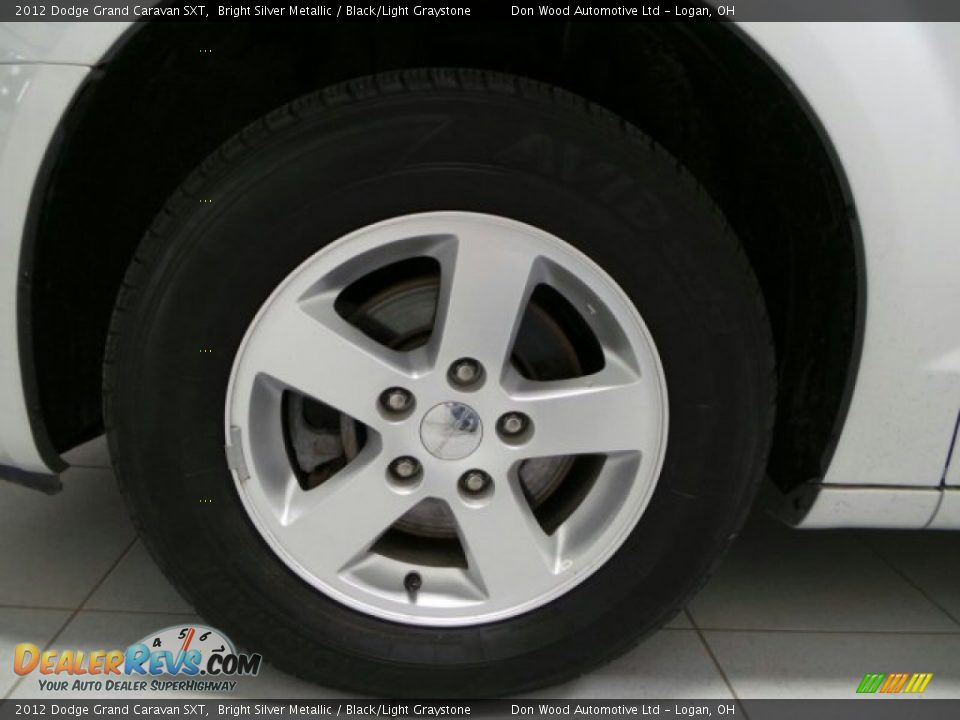 2012 Dodge Grand Caravan SXT Bright Silver Metallic / Black/Light Graystone Photo #28