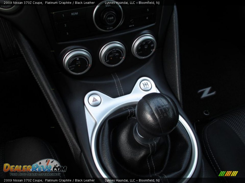 2009 Nissan 370Z Coupe Platinum Graphite / Black Leather Photo #12