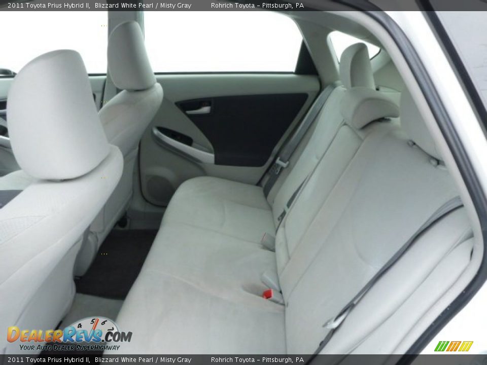 2011 Toyota Prius Hybrid II Blizzard White Pearl / Misty Gray Photo #5