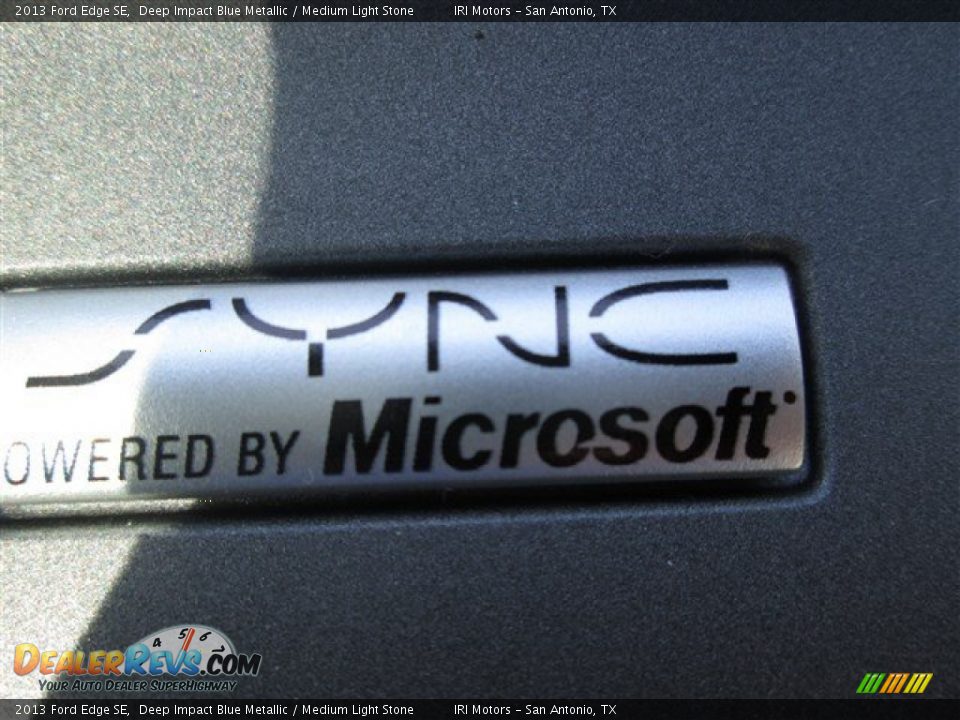 2013 Ford Edge SE Deep Impact Blue Metallic / Medium Light Stone Photo #14