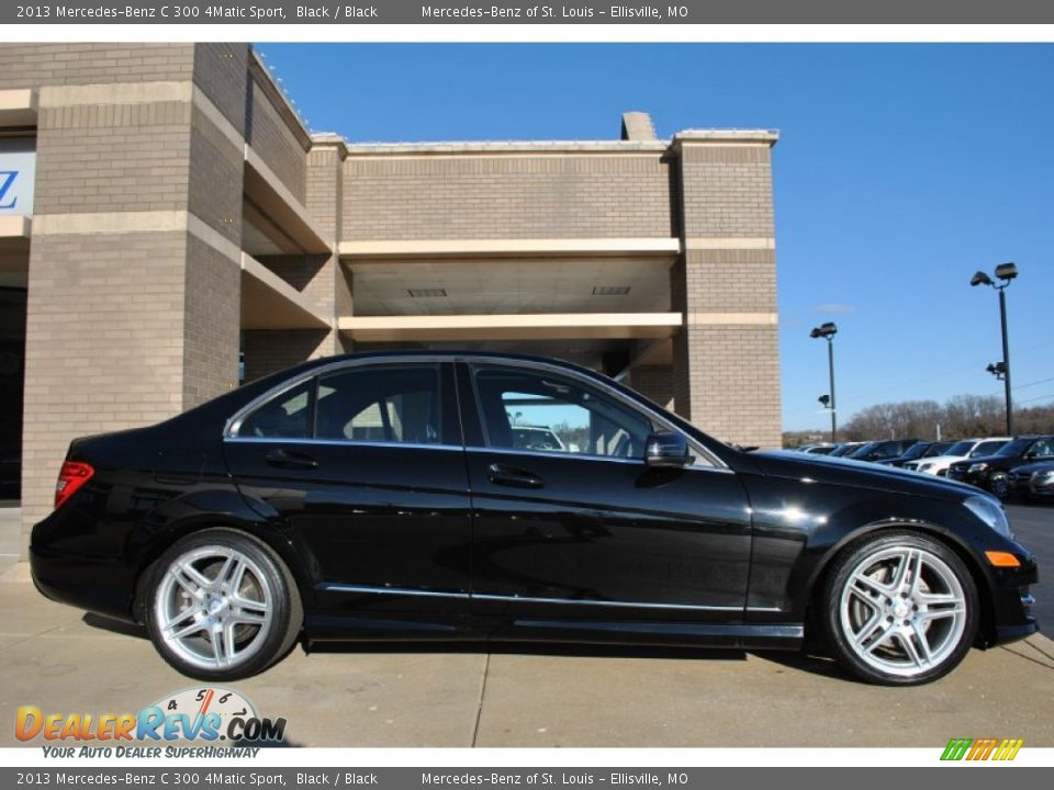 2013 Mercedes-Benz C 300 4Matic Sport Black / Black Photo #2