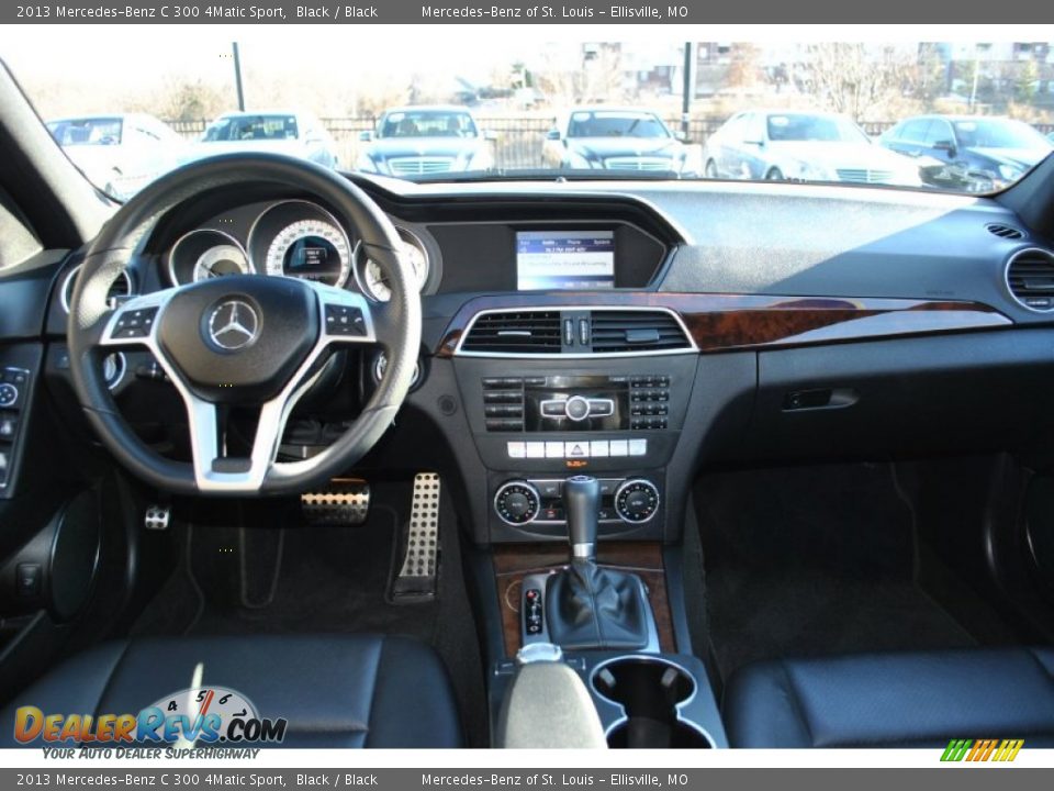 2013 Mercedes-Benz C 300 4Matic Sport Black / Black Photo #4