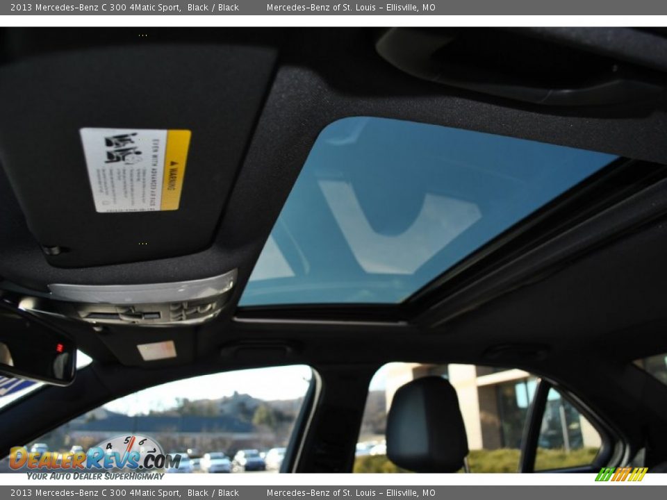 2013 Mercedes-Benz C 300 4Matic Sport Black / Black Photo #5