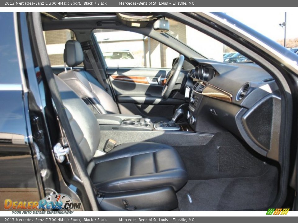 2013 Mercedes-Benz C 300 4Matic Sport Black / Black Photo #8