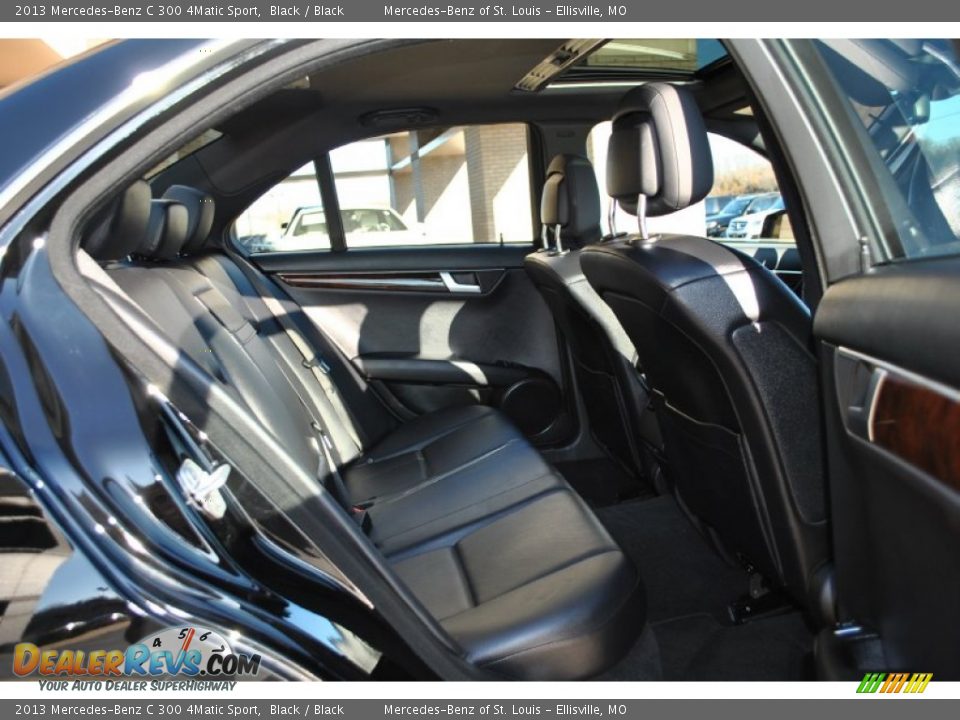 2013 Mercedes-Benz C 300 4Matic Sport Black / Black Photo #9