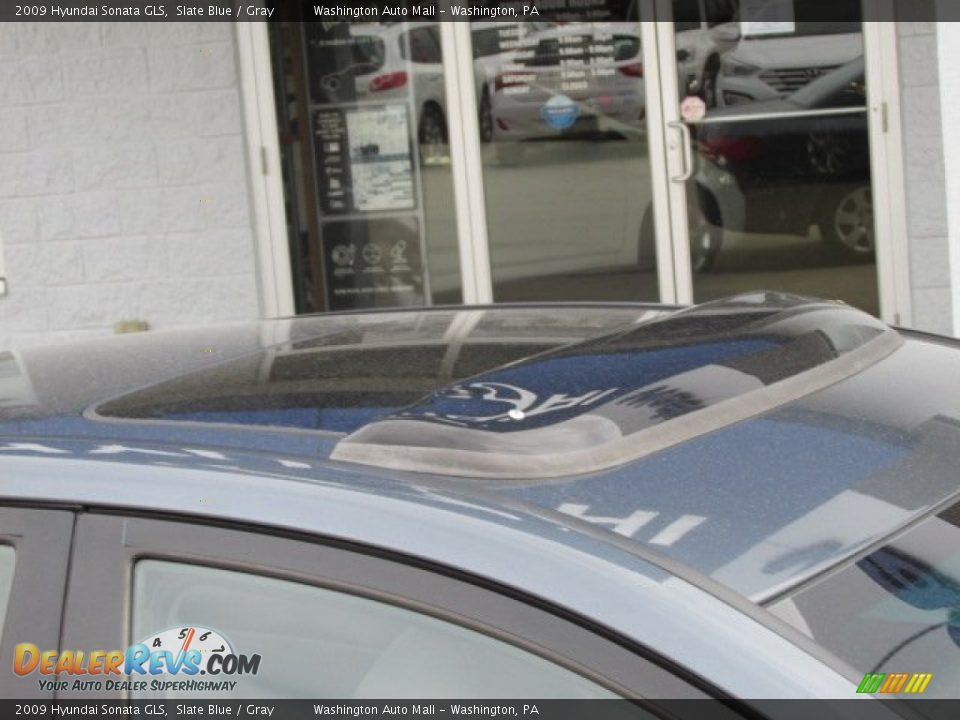 2009 Hyundai Sonata GLS Slate Blue / Gray Photo #4
