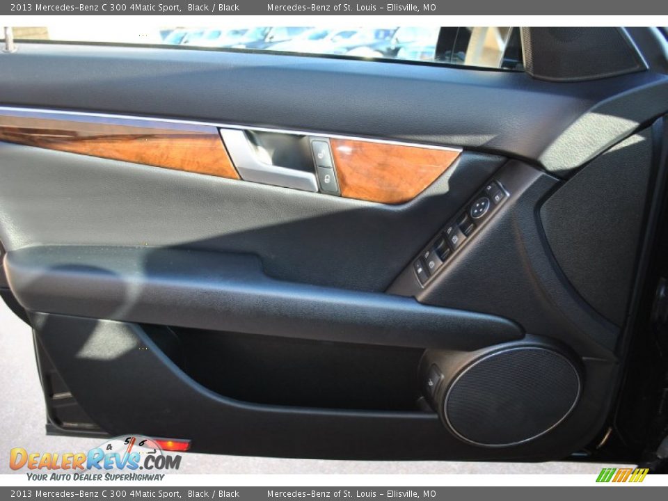 2013 Mercedes-Benz C 300 4Matic Sport Black / Black Photo #14