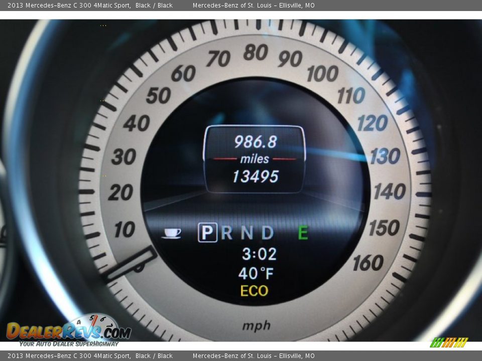 2013 Mercedes-Benz C 300 4Matic Sport Black / Black Photo #16