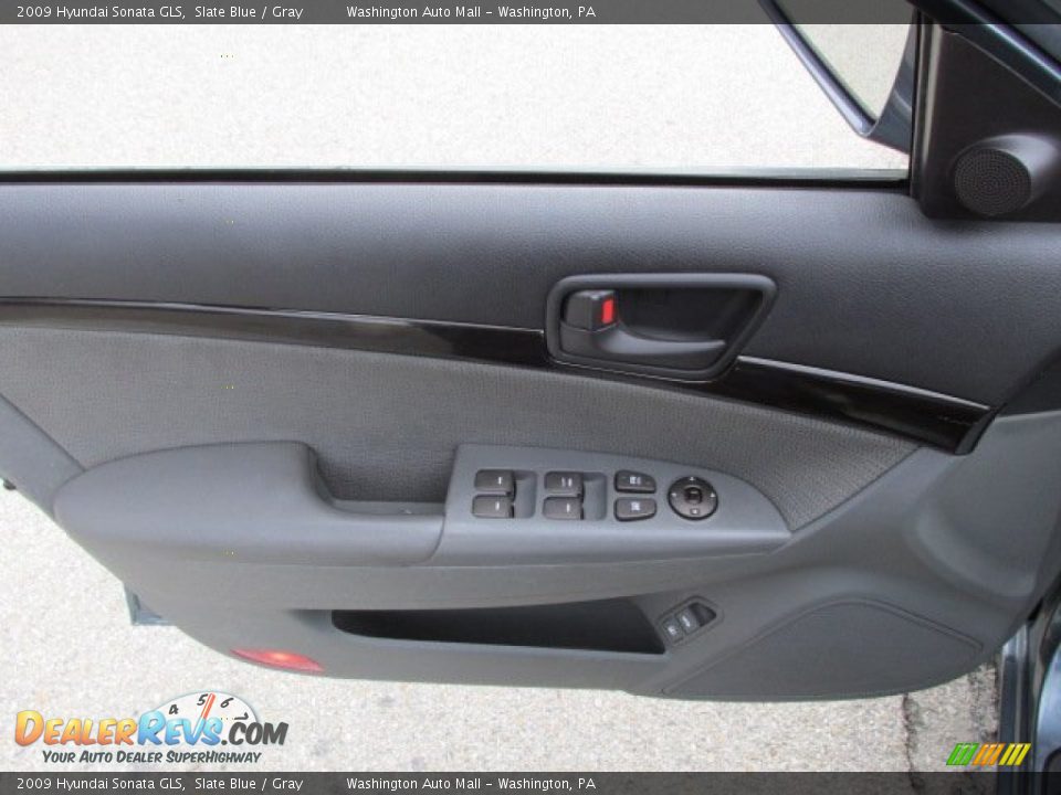 2009 Hyundai Sonata GLS Slate Blue / Gray Photo #10