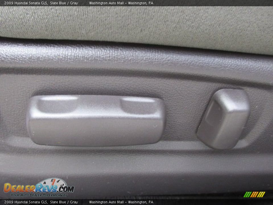 2009 Hyundai Sonata GLS Slate Blue / Gray Photo #13