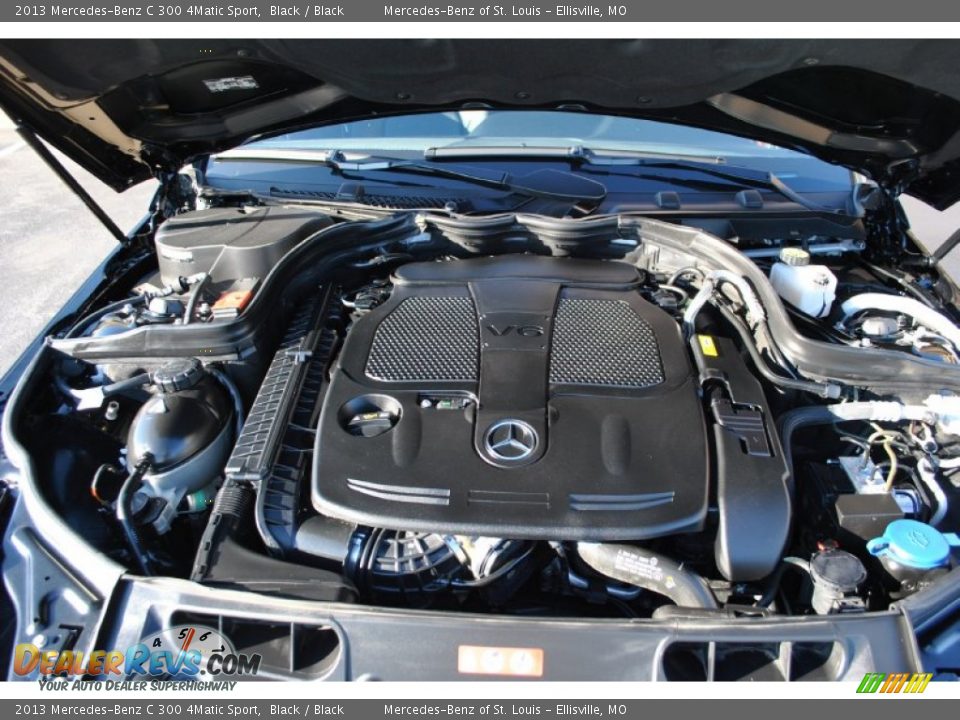 2013 Mercedes-Benz C 300 4Matic Sport Black / Black Photo #19