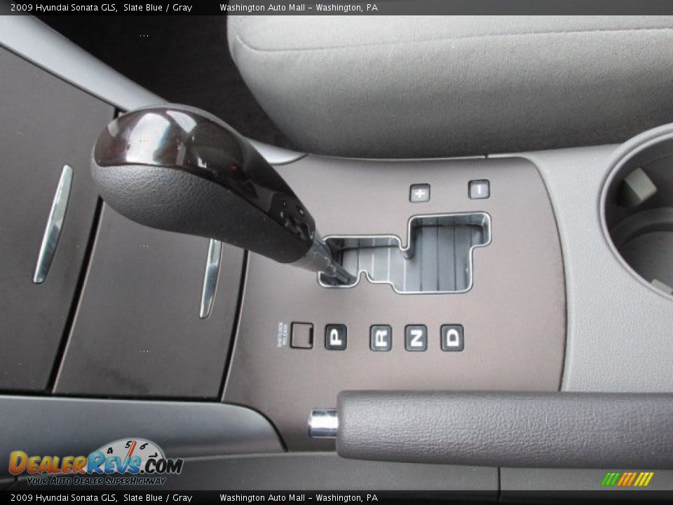 2009 Hyundai Sonata GLS Slate Blue / Gray Photo #14