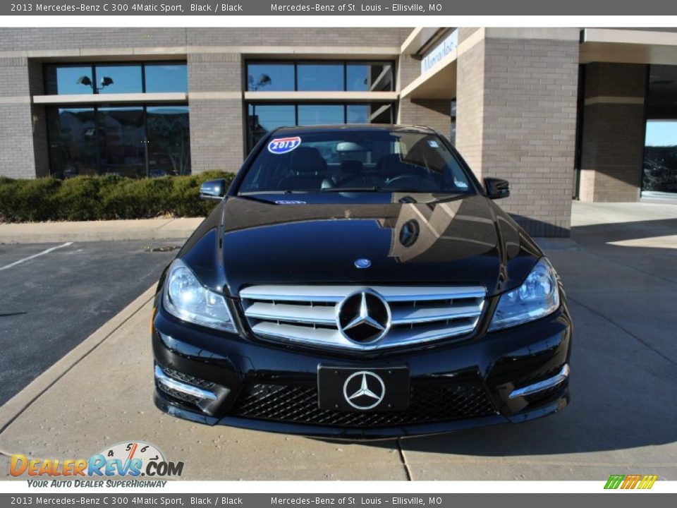 2013 Mercedes-Benz C 300 4Matic Sport Black / Black Photo #20