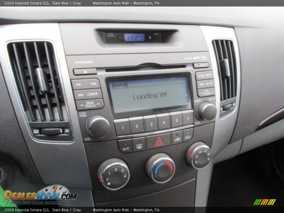 2009 Hyundai Sonata GLS Slate Blue / Gray Photo #15