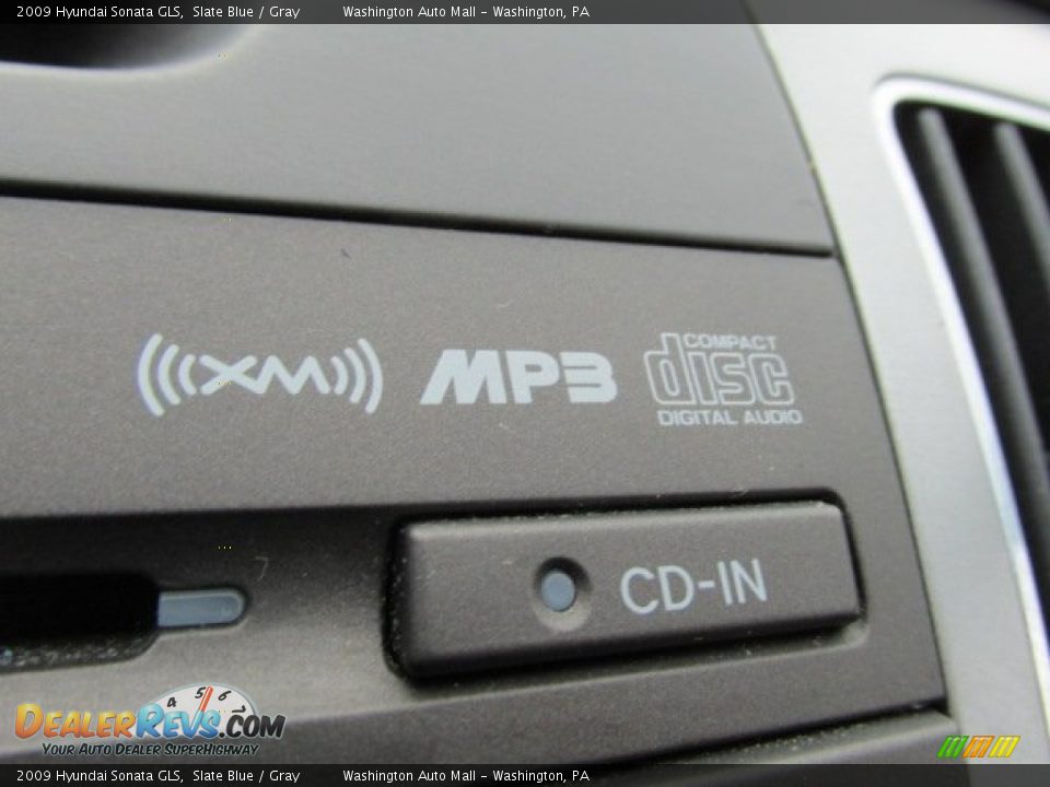 2009 Hyundai Sonata GLS Slate Blue / Gray Photo #16