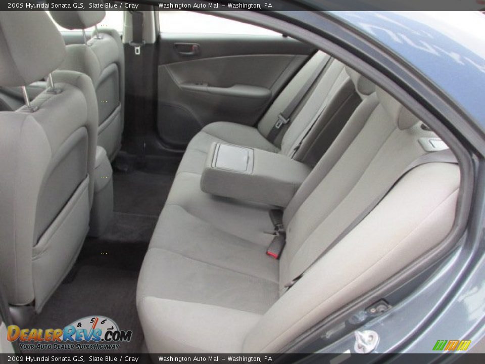 2009 Hyundai Sonata GLS Slate Blue / Gray Photo #17