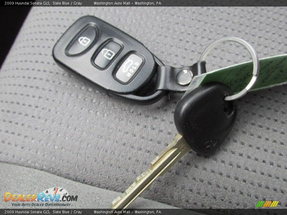 2009 Hyundai Sonata GLS Slate Blue / Gray Photo #18