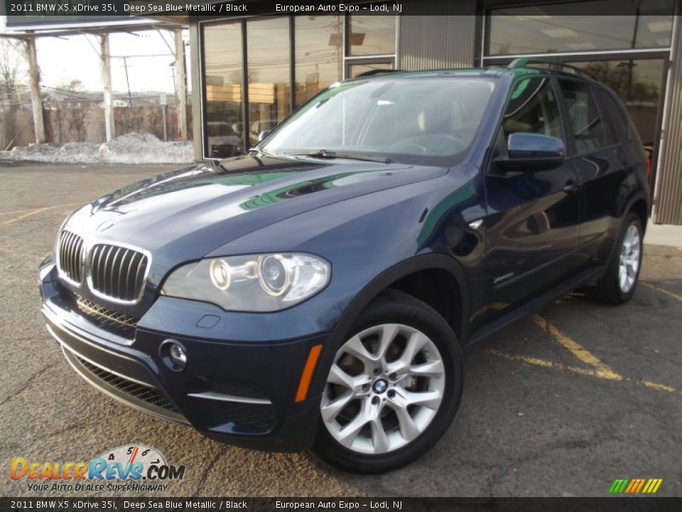 2011 BMW X5 xDrive 35i Deep Sea Blue Metallic / Black Photo #1