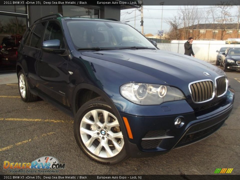 2011 BMW X5 xDrive 35i Deep Sea Blue Metallic / Black Photo #2