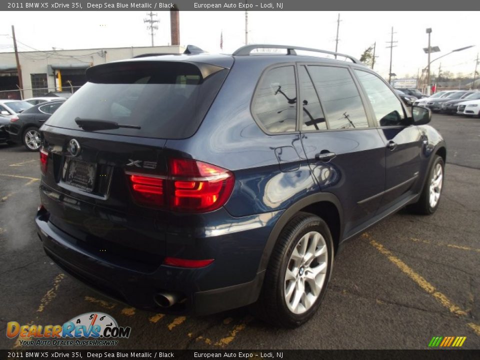 2011 BMW X5 xDrive 35i Deep Sea Blue Metallic / Black Photo #3