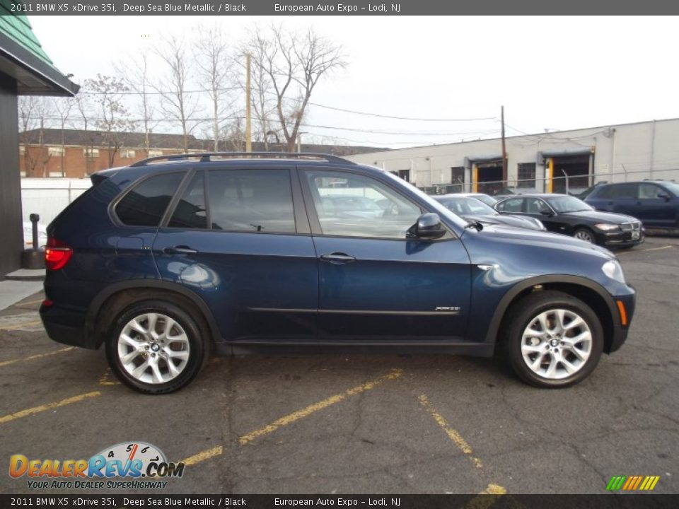 2011 BMW X5 xDrive 35i Deep Sea Blue Metallic / Black Photo #5